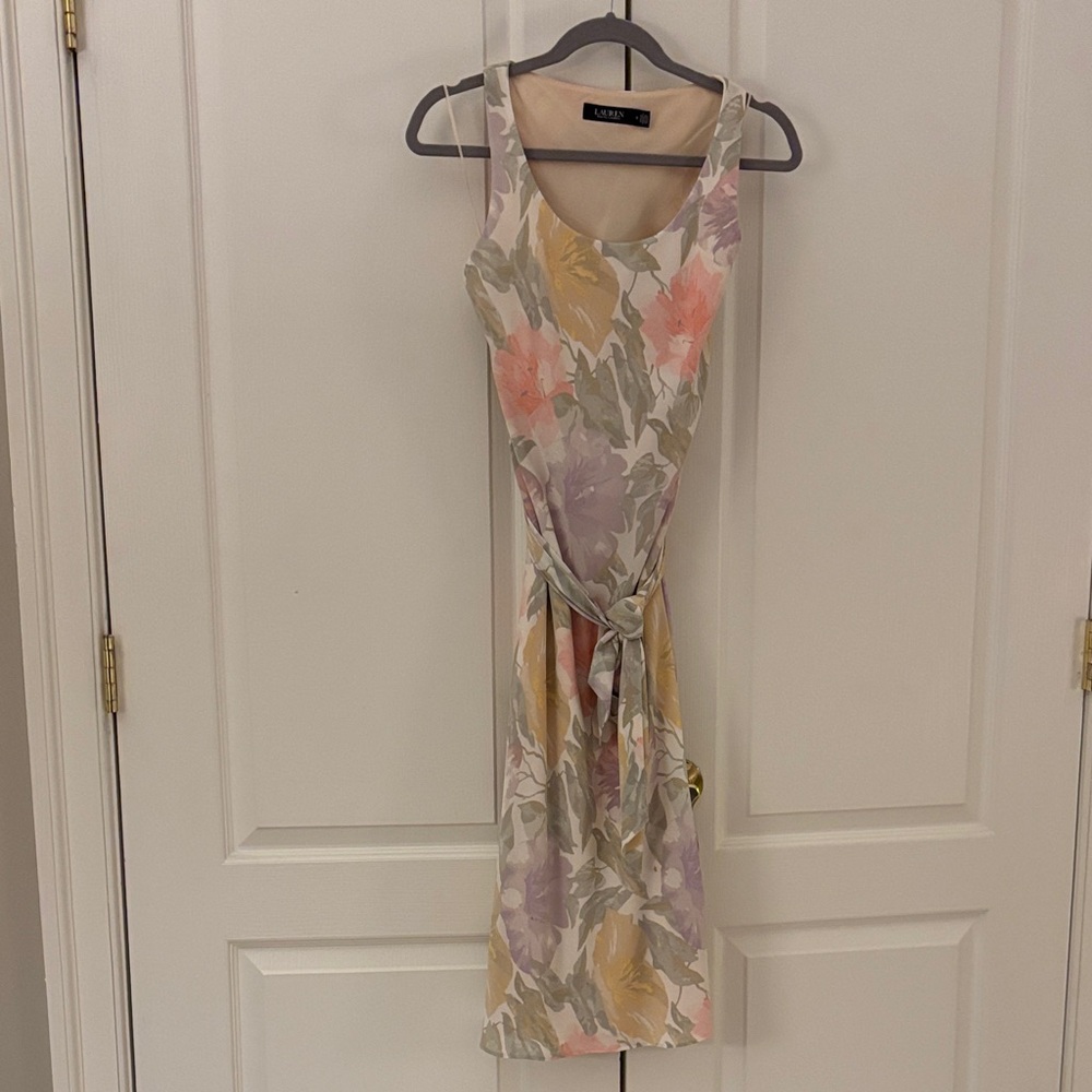 Lauren Ralph Lauren Multicolor Floral Midi Dress
